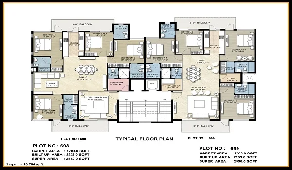 Details of Prestige Somerville 4BHK Apartment